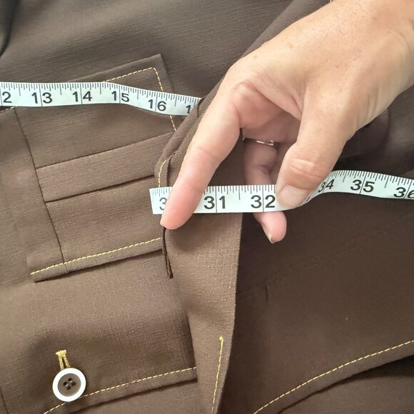 Vintage 70's Silverado Suburban Look Rough Rider California Brown Western Suit - Picture 12 of 12